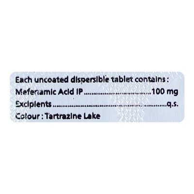 MEFZOX 100 DT Tablet 10's - Muscle Spasm-Ant