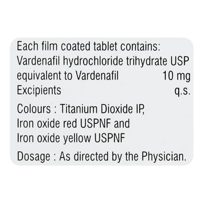 VARIMAX 10mg Tablet 4's - Impotence/Erectile Dysfunction (Ed)