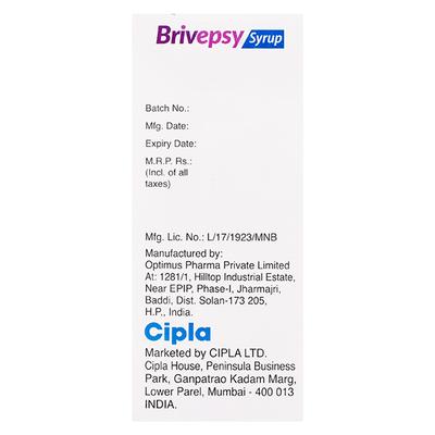BRIVEPSY 10mg Oral Solution 100ml - Epilepsy/Convulsion-Ant