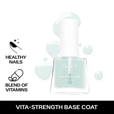 Faces Canada Vitastrength Base Coat Cc5705 5ml - Nail Polish