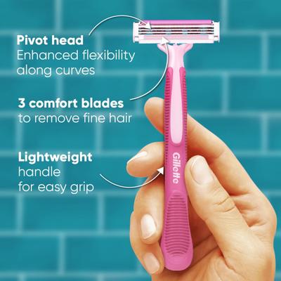 Gillette Venus Simply Hair Removal Razor for Women - 4 Simply Venus 1 for Skin Love 5's - Hair Removal Accessories