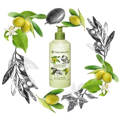 Yves Rocher Relaxing Body Lotion Olive Petit Grain 390ml - Lotions & Creams