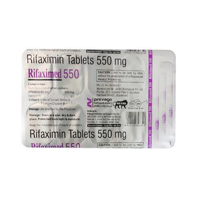 RIFAXIMED 550 Tablet 10's - Bacterial Infections-OAB
