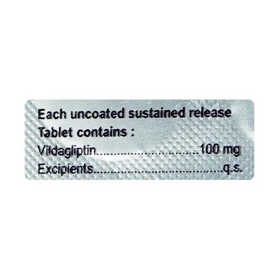 VILDARAY SR 100 Tablet 10's - Diabetes-Ant