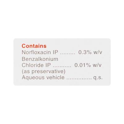 Norflox Eye/Ear Drops 10ml - Eye Infections-Eaa