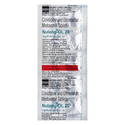Nulong OL 20mg Tablet 10'S - Hypertension-Cal