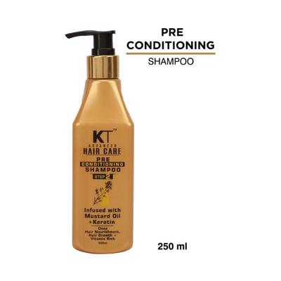 Kt Professional Advance Hair Care Pre Conditioning Mustard Infused Keratin Shampoo 250 ml - Shampoos