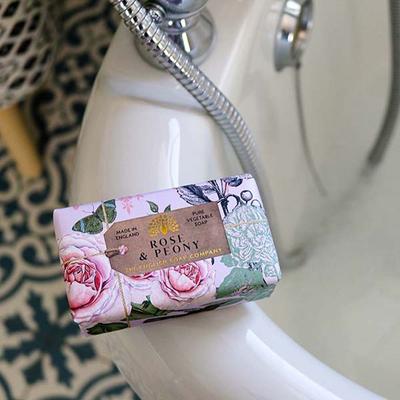 The English Soap Company - Anniversary Rose and Peony Soap 190 gm - Soaps