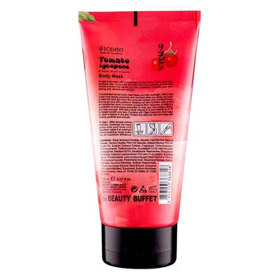 Scentio Tomato Lycopene & Nano Multi Vitamin Body Mask 150 ml - Masks & Peels