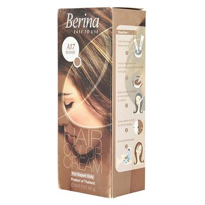 Berina A17 Blonde Hair Color Cream 60 gm - Crème