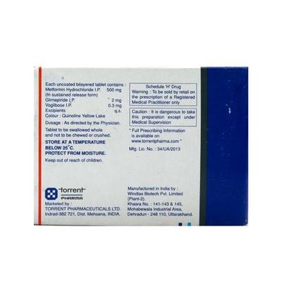 Azulix MV 2/0.3mg Tablet 10'S - Diabetes-Ant