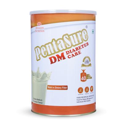Penta Sure DM Diabetes Care Creamy Vanilla and Cinnamon Flavoured Powder 1 kg - Diabetes (Fitness)