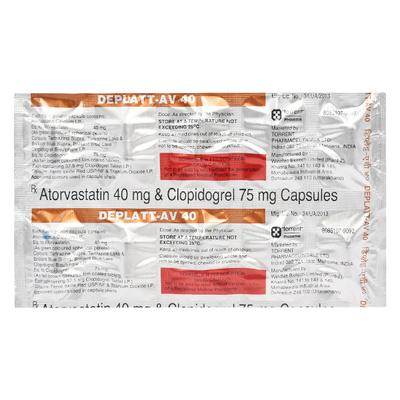 DEPLATT AV 40 Capsule 10's - Blood Clot-Ant