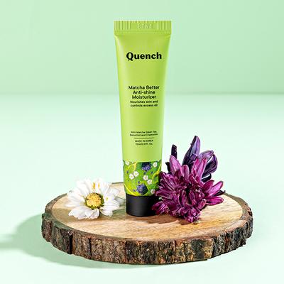 Quench Botanics Matcha Green Tea Moisturizer Controls Acne & Boosts Collagen 15 ml - Day Cream