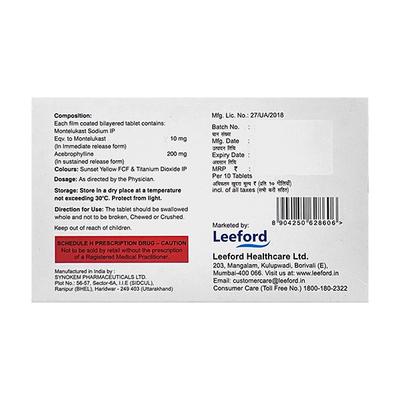 BRONCOFIL M Tablet 10's - Asthma/COPD-Ast