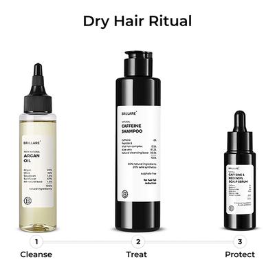 Brillare Argan Oil For Dry, Frizzy Hair 100 ml - Hair Oils