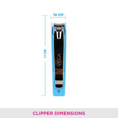 Vega Nail Clipper (With Magnifying Glass) (LNC - 04) 56 gm - Manicure & Pedicure Kits