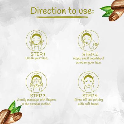 Nutriment Sandalwood Scrub All Skin Type 250 gm - Scrubs & Exfoliants