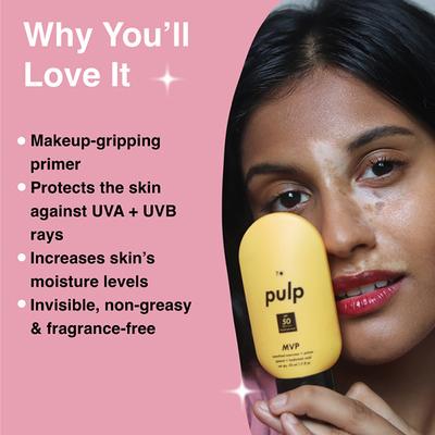 Pulp Cosmetics MVP Daily Sunscreen plus Primer SPF 50 50 ml - Face Sunscreen