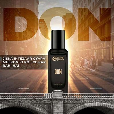 Beardo Don Perfume for Men, Strong Long Lasting Mens Perfume, Eau De Parfume Men Ideal Gift 20 ml - Men Perfumes (Edt/Edp)