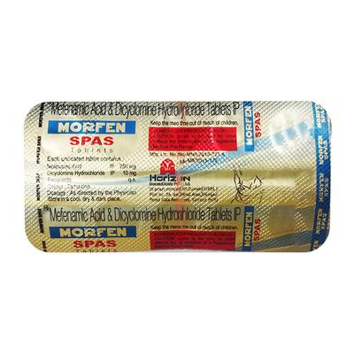 MORFEN SPAS Tablet 10's - Muscle Spasm-Ant