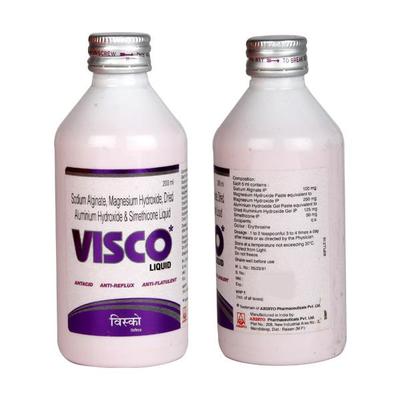 VISCO Liquid 200ml - Ulcer/Reflux/Flatulence-Aaa