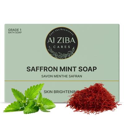 Alziba Cares Soap - Saffron Mint 100 g - Soaps