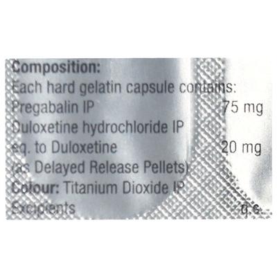 ZYLIN D 75/20 Capsule 10's - Neuropathic Pain-Dru