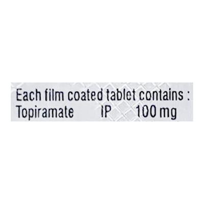 Topitab 100mg Tablet 10'S - Epilepsy/Convulsion-Ant