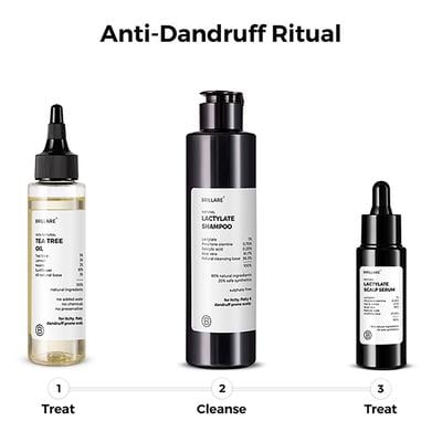 Brillare Tea Tree Oil For Itchy, Flaky, Dandruff Prone Scalp 100 ml - Hair Oils