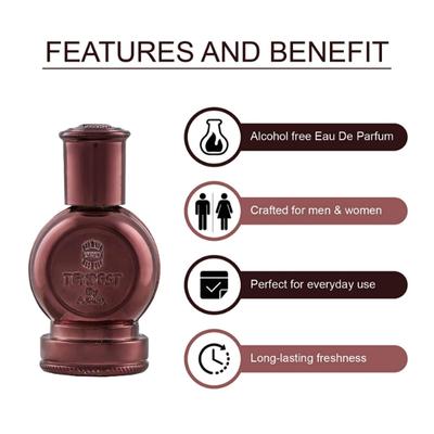 Ajmal Tempest Concentrated Perfume Oil Floral Alcohol For Unisex And Musk Rose Concentrated Perfume Oil Floral Musky Alcohol For Unisex 24 ml - Perfumes (Edt/Edp)
