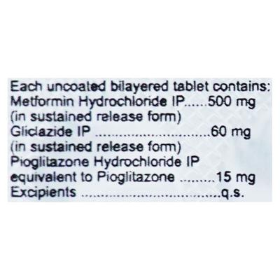 Dianorm Total 60mg Tablet 10'S - Diabetes-Ant