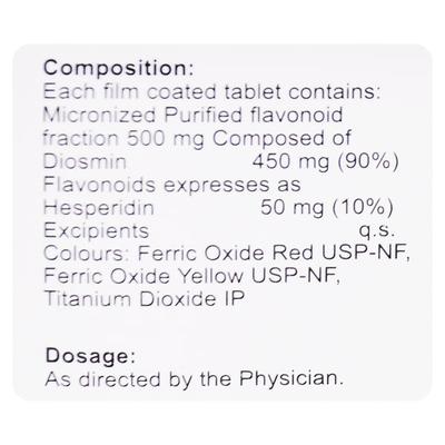 ALDOSMIN 500mg Tablet 10's - Varicose Veins-Phl