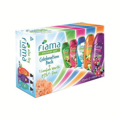 Fiama Sg Unisex Celebration Pack 125mlx5 5's - Shower Gels & Body Wash