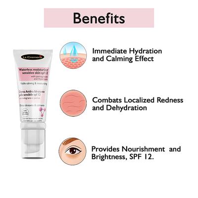 La Cremerie Waterless Moisturizer Sensitive Skin SPF 12 50 ml - Face Moisturizers