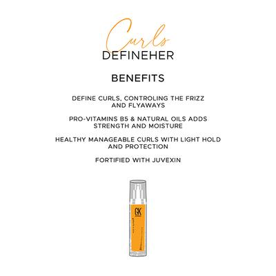 Gk hair CurlsDefineHer 100 ml - Curly Hair
