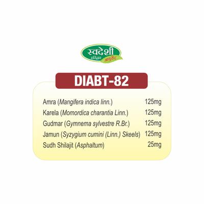 Swadeshi Diabt -82 Tablet 60's - Diabetes Care (Ayush)