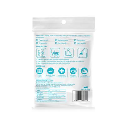 PeeBuddy Disposable Paper Toilet Seat Cover 30's - Toilet Seat Sanitizer