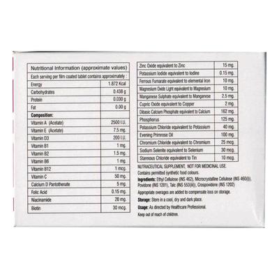 ZAPIVIT ESSENTIALS Tablet 10's - Supplements-Vam