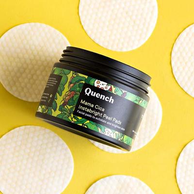 Quench Botanics Mama Cica Instabright Peel Pads 300 g - Sheet Masks
