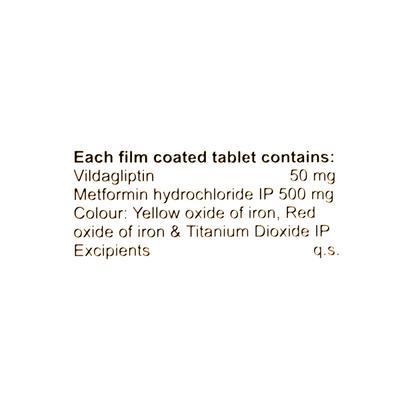 VILDAMBIC M 500 Tablet 15's - Diabetes-Ant