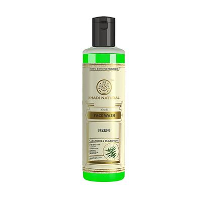 KHADI NATURAL NEEM FACE WASH 210 ml - Face Washes
