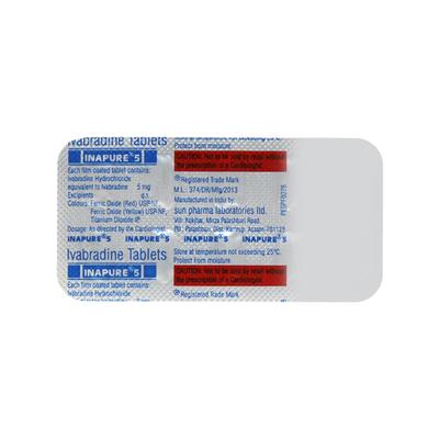 Inapure 5mg Tablet 10'S - Angina