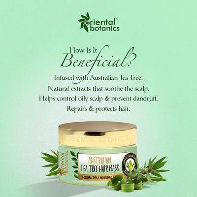 Oriental Botanics Hair Mask - Australian Tea Tree 200 gm - Hair Masks & Packs