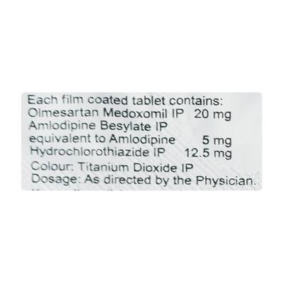 TRIOLMESAR 20 Tablet 15's - Hypertension-Ang
