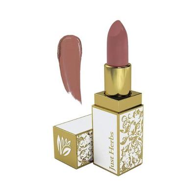 Just Herbs Ayurvedic Creamy Matte Lipstick with Jojoba Oil & Vitamin E Peachy Coral 1.8gm - Lipsticks