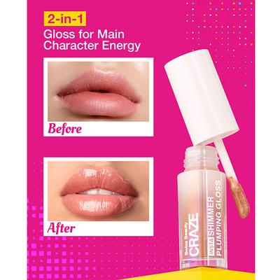 Swiss Beauty Craze Insta Shimmer Plumping Gloss 3.5 ml - Lip Glosses