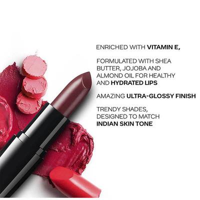 Faces Canada Weightless Creme Finish Lipstick Burgundy 17 4 Gm - Lipsticks