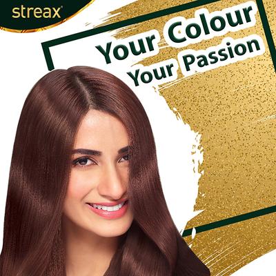 Streax Hair Colour - Reddish Brown (70gm+50ml) 1's - Crème