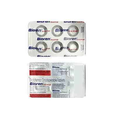 BIOREN RAPID MOUTH DISSOLVING Orodispersible Tablet 6's - Pain relief-Nsa